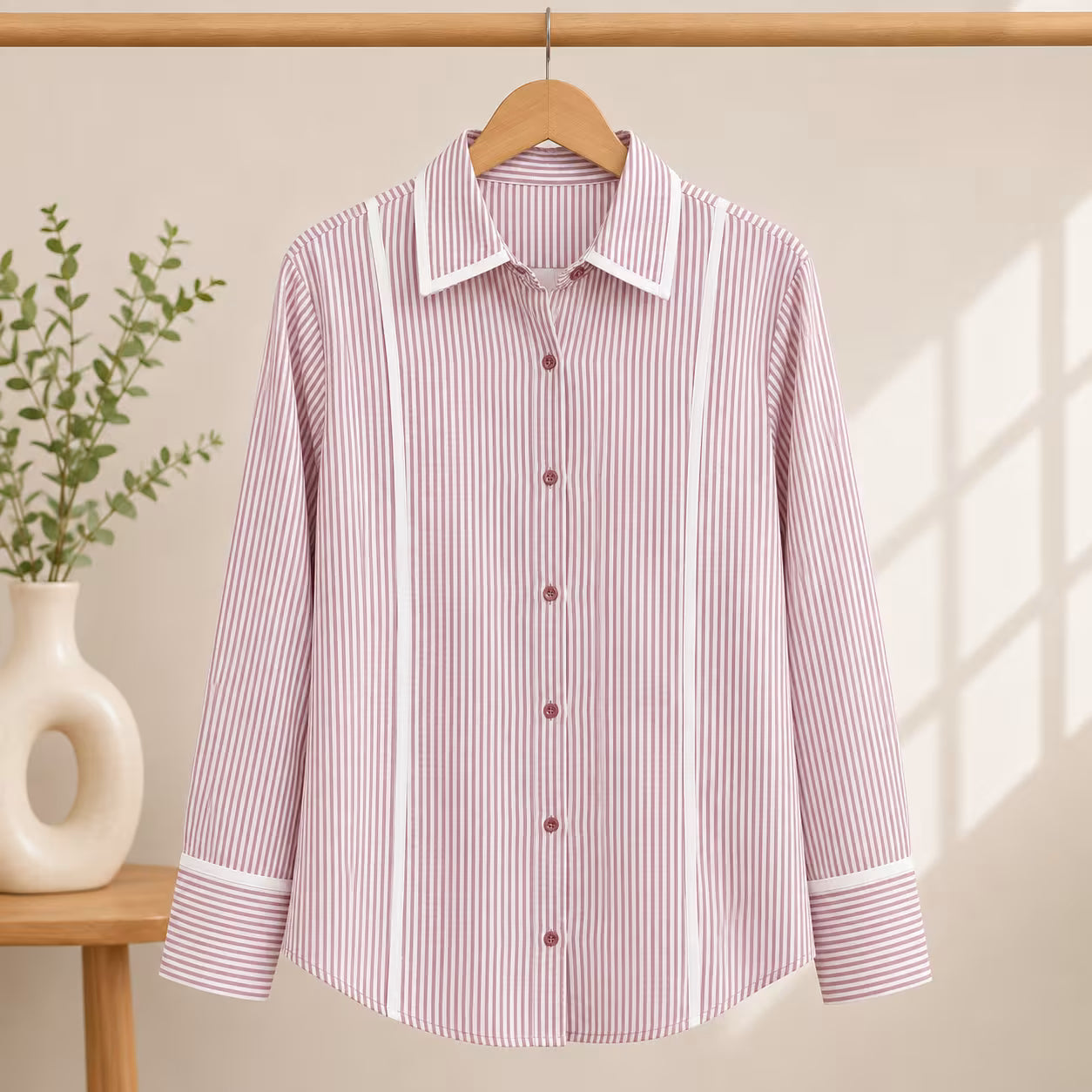 Women’s Striped Full Sleeve Shirt
